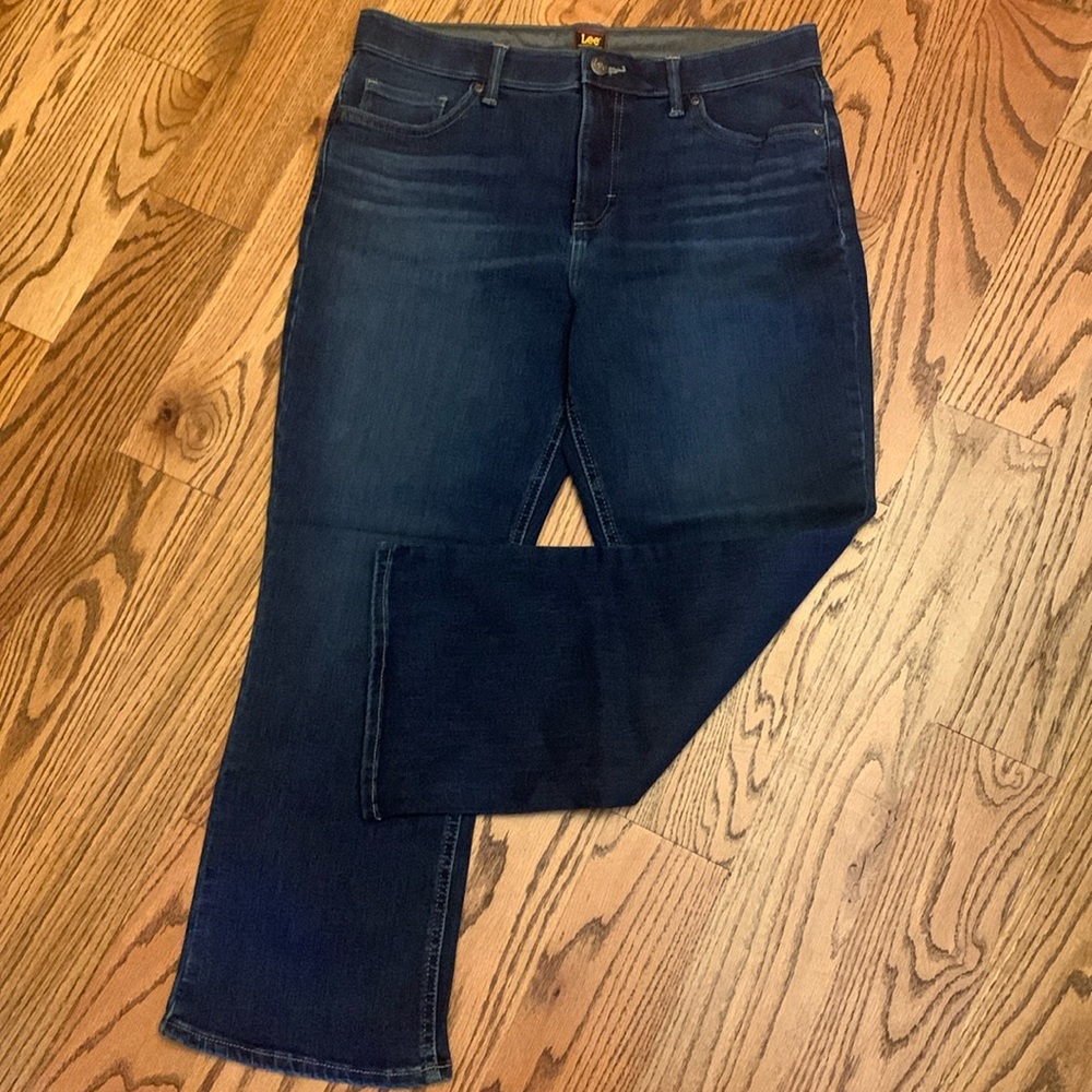 Lee Women's Straight Leg Jeans - Dark Blue